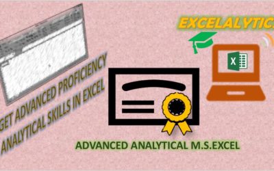 ADVANCED ANALYTICAL LEVEL EXCEL